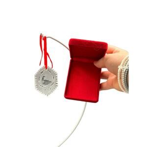 Waterford Crystal 1989 Twelve Days Of Christmas Six Geese A Laying Tree Ornament